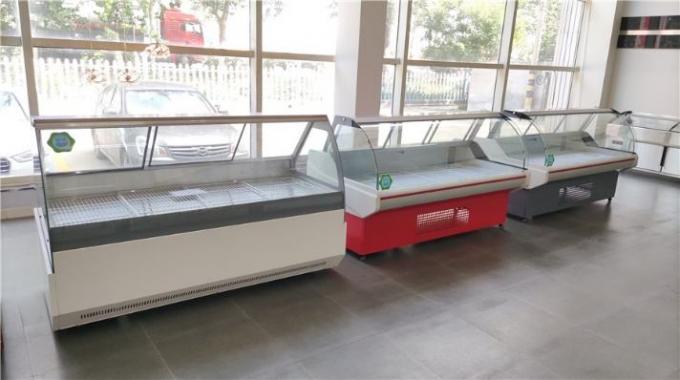 SS304ガラス ドアの箱のフリーザーの直接冷却のスーパーマーケット 6