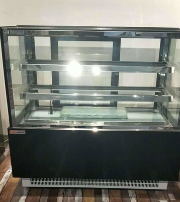 R134a Cooling Systems Digital Controller Cake Display Cabinet 450L Capacity