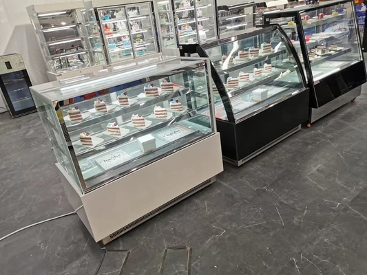 R134a Cooling Systems Digital Controller Cake Display Cabinet 450L Capacity