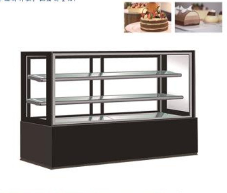R134a Cooling Systems Digital Controller Cake Display Cabinet 450L Capacity